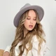 Шляпа Федора унисекс с устойчивыми полями FeltHat серая - изображение 4
