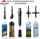 Трекинговая палка Naturehike NH20DS003 135 см Черный/красный (6927595746233) - изображение 3