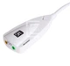 Звукова карта Ewell USB C-Media 7.1 Channel, white (EW132) - зображення 2