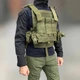 Плитоноска с подсумками - 8 шт, темная Олива, образца НАТО, с системой Molle, plate carrier molle placard - изображение 1