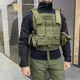 Плитоноска с подсумками - 8 шт, темная Олива, образца НАТО, с системой Molle, plate carrier molle placard - изображение 2