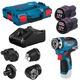 Безщітковий акумуляторний дриль-шуруповерт Bosch Professional GSR 12V-35 FC в L-Boxx 102 з 4 адаптерами, 2 акб GBA 12V 3.0Ah, з/п GAL 12V-40 - зображення 1