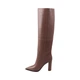 Чоботи жіночі Angelo Vani капучіно натуральна шкіра 269-23DS 36 - изображение 2