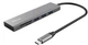 USB-хаб Trust HALYX FAST 3USB+CARD READER USB-C ALUMINIUM (24191) - изображение 1