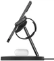 Бездротовий зарядний пристрій Belkin BoostCharge Pro 3-in-1 Wireless Charging Stand with MagSafe (WIZ017TTBK) Black - зображення 9