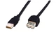 Кабель ASSMANN USB 2.0 (AM/AF) 3.0м, чорний (AK-300200-030-S) - изображение 2