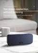 Портативная Bluetooth-колонка MTOOL V6, беспроводной музыкальный динамик со стереозвуком и глубокими басами Синий - изображение 2