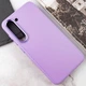 Кожаный чехол Epik Bonbon Leather Metal Style для Samsung Galaxy S23 Сиреневый / Dasheen - изображение 4
