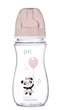 Пляшка з широким отвором антиколікова Easystart Toys 300 мл Canpol Babies Рожева (5901691813007) - зображення 2