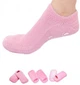 Розовые увлажняющие гелевые носочки SPA Gel Socks с приятным ароматом - изображение 3