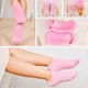 Розовые увлажняющие гелевые носочки SPA Gel Socks с приятным ароматом - изображение 12