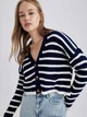Кардиган женский DeFacto A8568AX-NV31 L Navy (8683524046574) - изображение 3