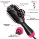 Фен-щетка 3 в 1 One step Hair Dryer мощностью 1000 Вт для укладки волос - изображение 8