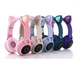 Детские беспроводные Bluetooth наушники с подсветкой Y-47 Cat Ear с ушками - изображение 9