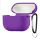 Чохол Silicone Case 2,5mm with microfiber for AirPods Pro Purple - зображення 1
