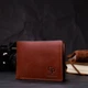 Компактный кошелек из натуральной кожи без застежки GRANDE PELLE 11661 Коричневый - изображение 6