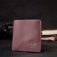 Кожаный женский кошелек GRANDE PELLE 9,7х10,2х1 см (acs0027014) - изображение 6