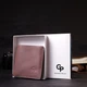 Кожаный женский кошелек GRANDE PELLE 9,7х10,2х1 см (acs0027014) - изображение 8
