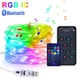 Умная светодиодная гирлянда RGB 5 м 50LED для ёлки и новогоднего декора, управление через телефон Bluetooth - изображение 1