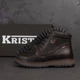 Чоловічі зимові шкіряні черевики на блискавці Kristan Brown 45 29,5 см Коричневі - зображення 6