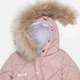 Суцільний комбінезон дитячий зимовий для новонароджених MagBaby Pooh 68 см Пудровий - зображення 4