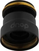 Поворотний адаптер 360° DROP CL360-BL для змішувача - Кут нахилу 15°, зовнішня М 24 мм, чорний - зображення 1