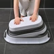 Відро складане MBM HOME BIN-18 26L WHITE/GRAY біло-сіре - зображення 2