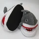 Тапки Акулы (Shark) серые смешные пушистые домашние акульи тапочки кигуруми для взрослых размер 35/39 (стелька 27см) - изображение 4