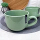 Большая керамическая кружка 480 мл Ardesto Bagheria Pastel green - изображение 5