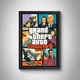 Набор постеров GTA / ГТА / 8 шт / Grand Theft Auto / San Andreas, Vice City, GTA 1, GTA 2, GTA 3, GTA 4, GTA 5 - изображение 9
