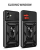 Чохол Camshield з кільцем-підставкою на Motorola G14 black - зображення 2