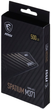 SSD диск MSI Spatium M371 500GB NVMe M.2 2280 PCIe 3.0 x4 3D NAND TLC (S78-440K160-P83) - изображение 3