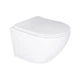 Унитаз подвесной Qtap Jay безободковый Ultra Quiet с сиденьем Soft-close QT07335177W - изображение 1