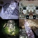 Гирлянда светодиодная Роса 20м USB 200 LED (капля росы, нитка) Белый холодный - изображение 3