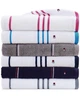 Рушник TOMMY HILFIGER банний Modern American Solid Cotton Bath Towel білий блакитна смужка - зображення 2