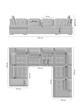 Правий кутовий диван зі спальною функцією та контейнером Majnores U Bogart 347x107x276 (MAJNORES_U_PRAWY) 168928 - изображение 2