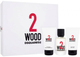 Zestaw damski Dsquared2 2 Wood Woda toaletowa 50 ml + żel pod prysznic 50 ml + żel do ciała 50 ml (8011003877270) - obraz 1