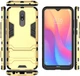 Чехол Iron для Xiaomi Redmi 8 бампер противоударный с подставкой Gold - изображение 5