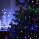 Світлодіодна гірлянда роса капля "Кінський хвіст" 10 ниток по 2 м 200 LED на ялинку від USB ЮСБ від мережі, Мультикольор - зображення 7
