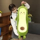 Мягкая игрушка подушка My Kigu плюшевая Авокадо батон 75 см Зеленый (9043) - изображение 1