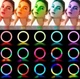Кольцевая студийная лампа Ring MJ-26 для блогеров селфи кольцо RGB LED 26 см - изображение 4