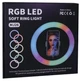 Кольцевая студийная лампа Ring MJ-26 для блогеров селфи кольцо RGB LED 26 см - изображение 10