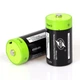 Батарейка акумулятор ZNTER D 1,5V 4000 mAh заряд від micro USB - зображення 3