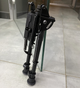 Стрілецькі сошки KONUS BIPOD, гумові насадки на ніжки, висота 22-33 см на планку Weaver/Picatinny (241968) - зображення 2