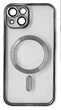 Чехол VVave Elegant Metallic Color Case with MagSafe Magnetic Ringдля Apple iPhone 14 Plus (6.7") Silver - изображение 1
