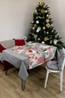Скатерть Прованс Merry Christmas Серая 120x132 см (31426) (4823093451551) - изображение 3