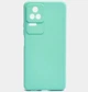 Чехол Fiji Soft для Xiaomi Poco F4 силикон бампер голубой - изображение 1