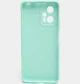 Чехол Fiji Soft для Xiaomi Poco X4 GT силикон бампер голубой - изображение 2