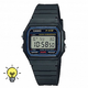 Часы черные наручные мужские Casio F-91W-1 retro электронные мужские касио с подсветкой - изображение 1