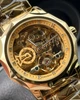 Наручные часы скелетоны мужские механические с автоподзаводом Forsining Skeleton - изображение 5